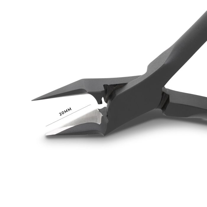 Alicates Precision Black Edition para uñas - hojas 20mm detalle