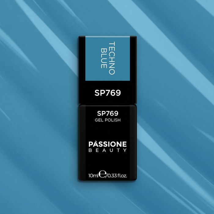 Esmalte semipermanente SP769 Techno Blue detalle