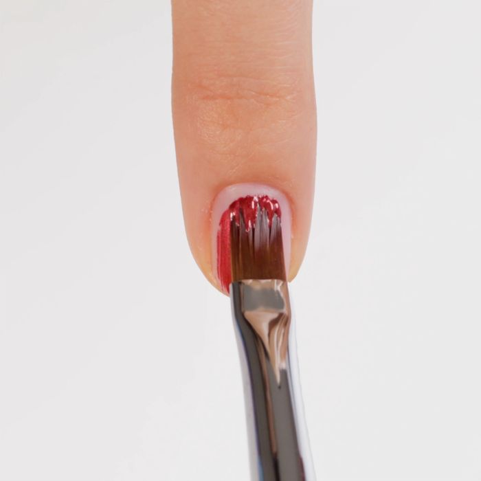 Application of Gel colour F63 Tango