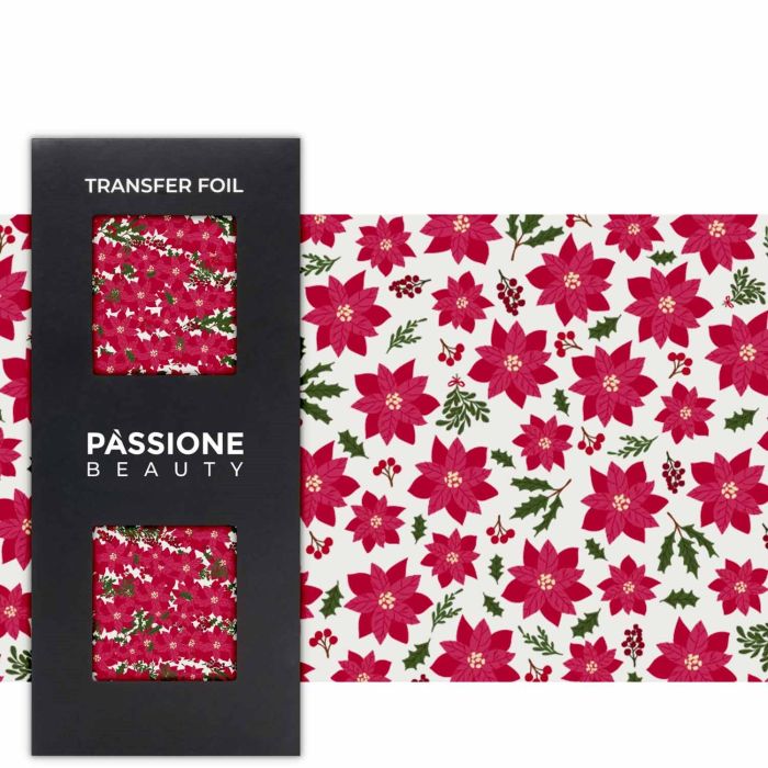 Xmas Flowers - Transfer Foil