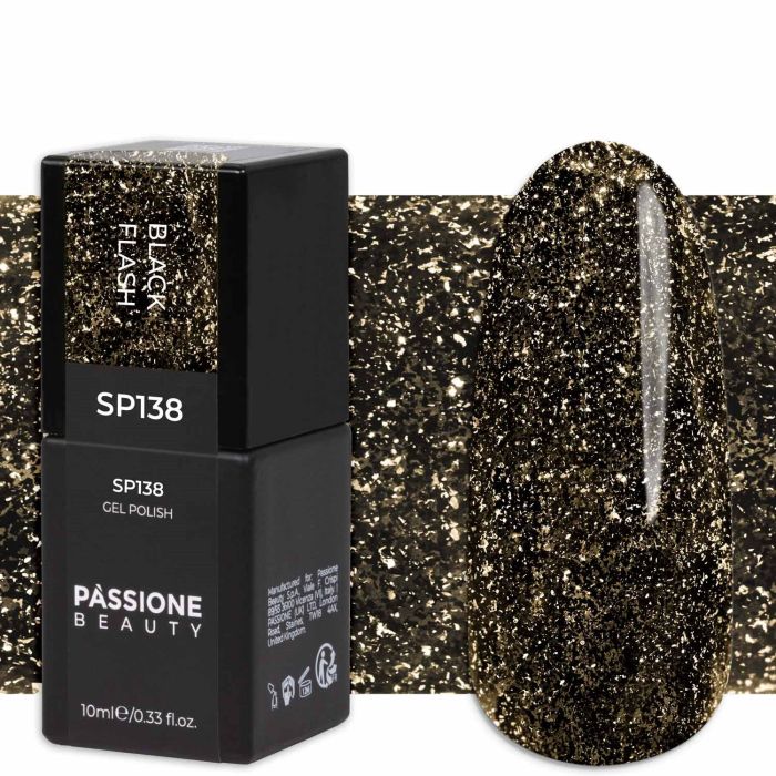 Vernis semi-permanent SP138 Black Flash
