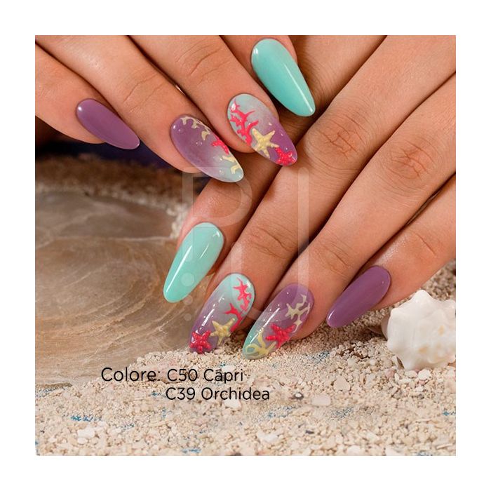 Farbgel C39 Orchid Detail