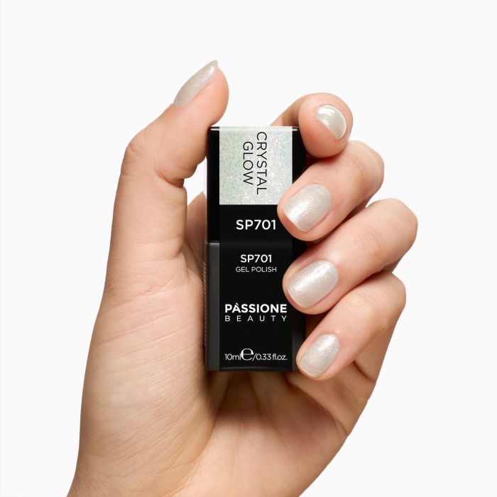Vernis semi-permanent SP701 Crystal Glow détail