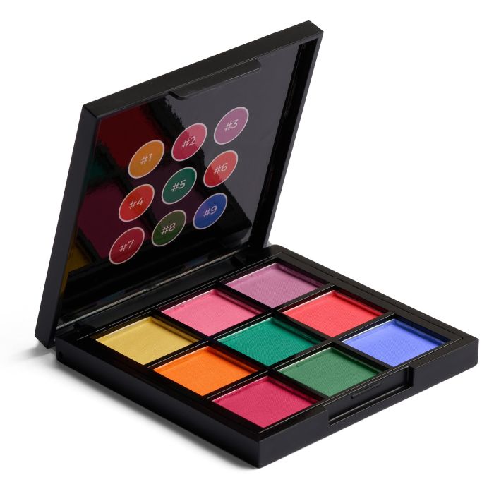 Vibrant Mix Pigments - Paleta de pigmentos opacos compactos para nail art - detalle 1