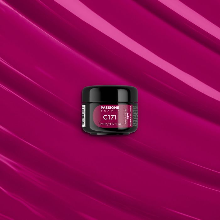 Gel Color C171 Ginger Flower - Gel color magenta brillante - detalle 1