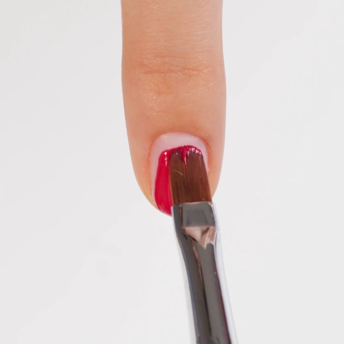 Application of Gel colour F67 Scarlet