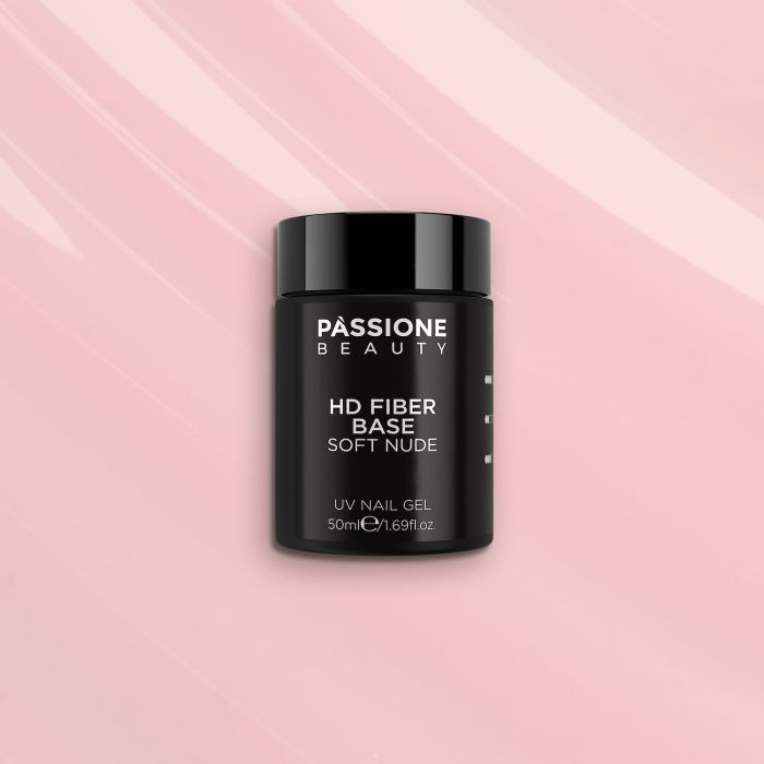 HD Fiber Base Soft Nude 50 ml - Base Semipermanente Rosa antiguo claro 50 ml - detalle 1