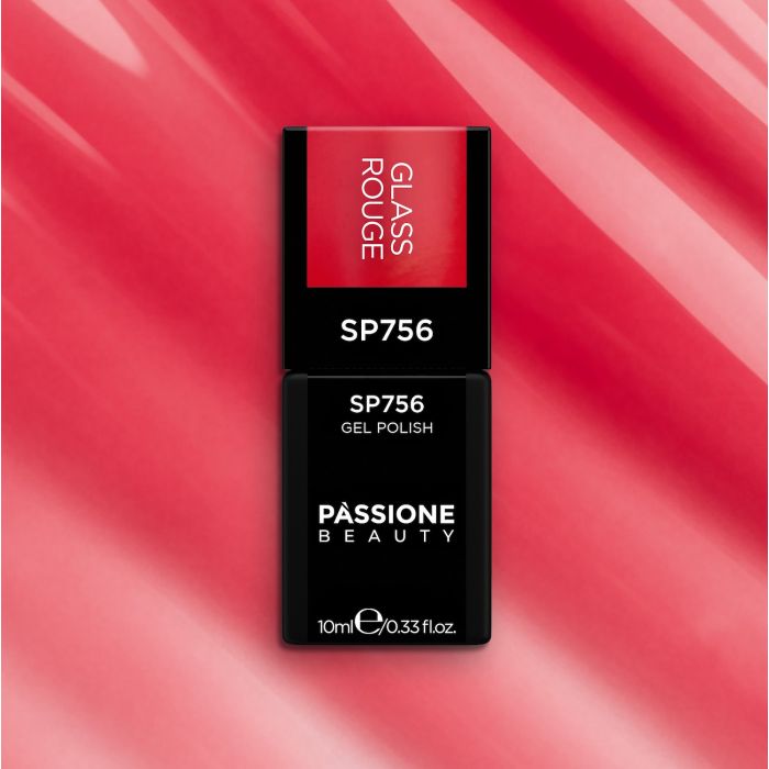 Colore semipermanente SP756 Glass Rouge - Semipermanente rosso brillante effetto vetro - dettaglio 1