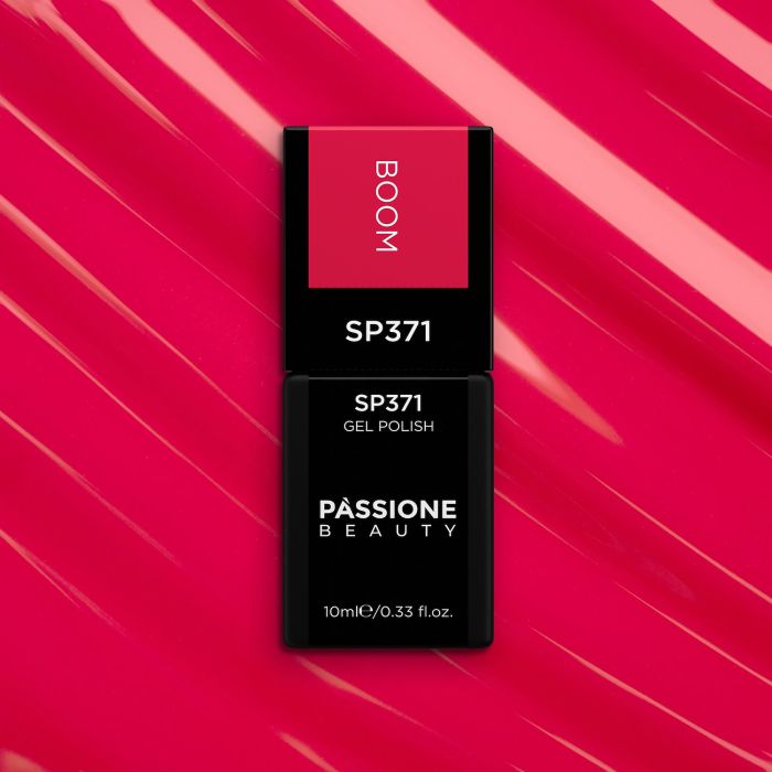 Gel Nail Polish GP371 Boom  - Strawberry Red Gel Polish  - detail 1