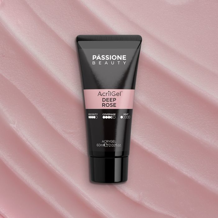 Acrygel® Deep Rose 60ml - Acrylic Gel Dark Powder Pink, Cool, Medium Coverage - detail 1