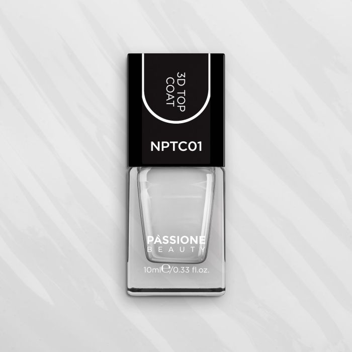 3D Top Coat 10 ml - Top coat smalto classico effetto gel 3D - dettaglio 1