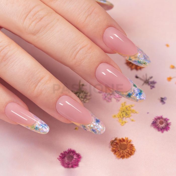 Violet Holo Flakes detail