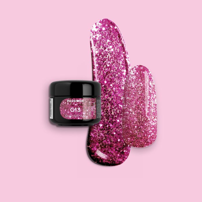 Gel Glitter G13 Fucsia