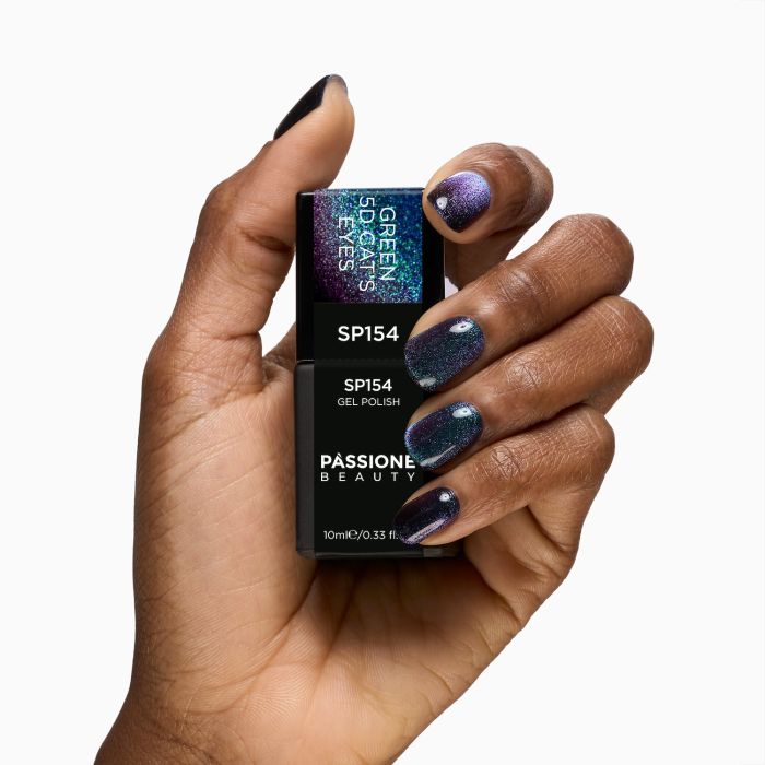 Colore semipermanente SP154 Green 5D Cat's Eyes dettaglio