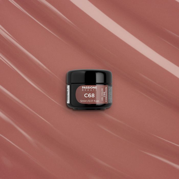 Gel Color C68 Cinnamon - Gel color marrón claro - detalle 1