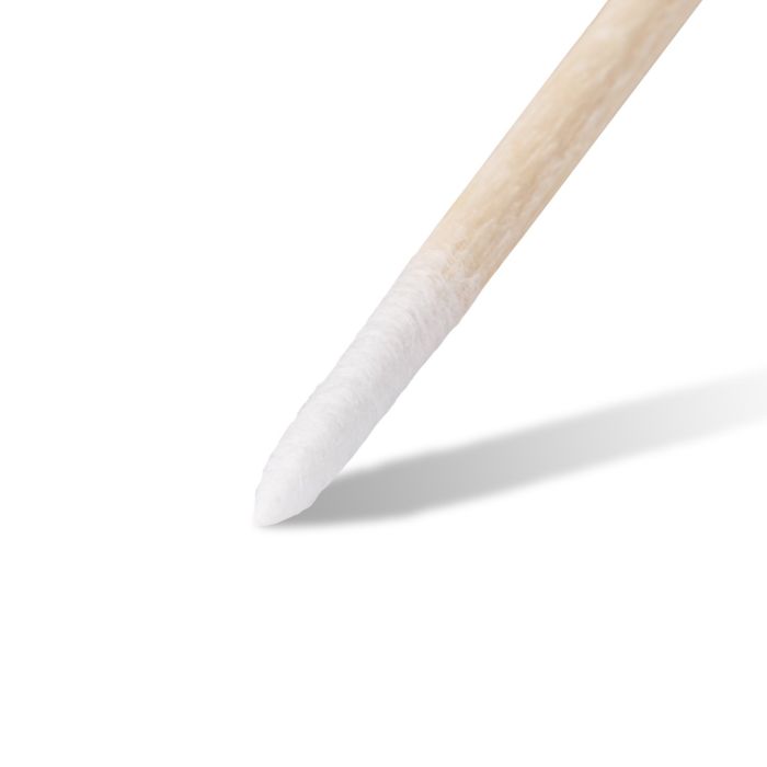 Bâtonnets en bois d’oranger avec embout en coton –100 pièces détail