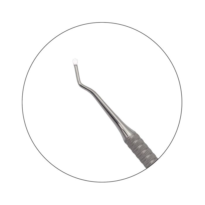 Curette Pedicure Staleks - double embouts pointus détail
