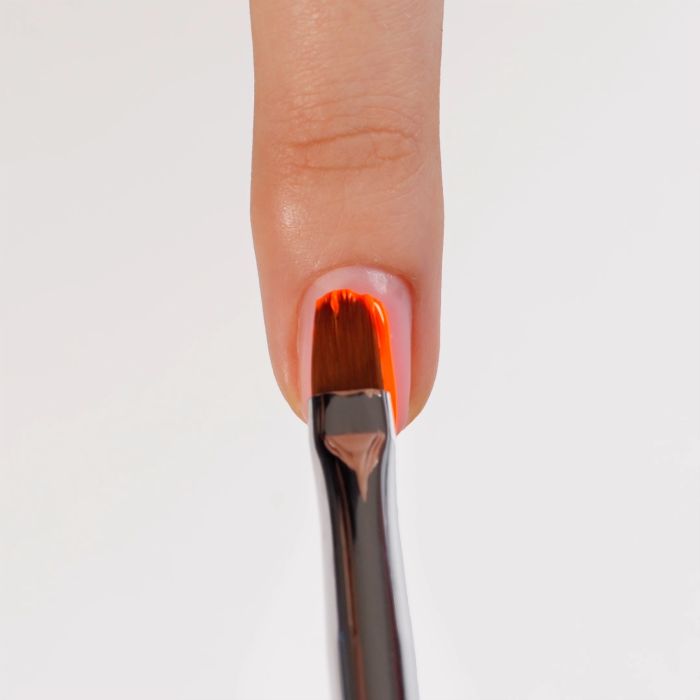 Application de Gel Couleur F47 Fluo Papaya