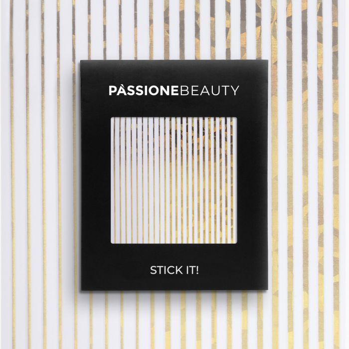 Holo Gold Strip - Stickers