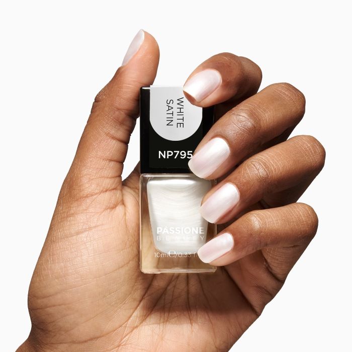 Vernis NP795 White Satin détail