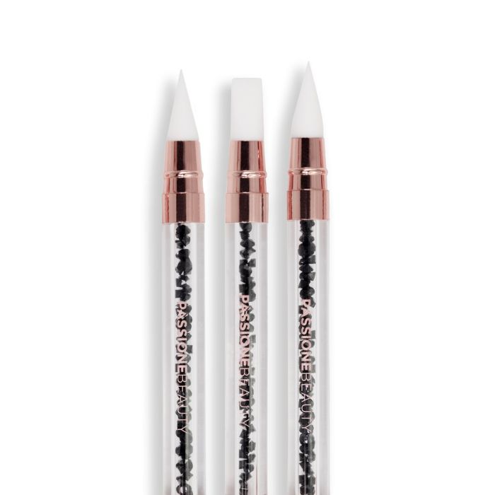 Set Pinceaux Glam Silicone détail