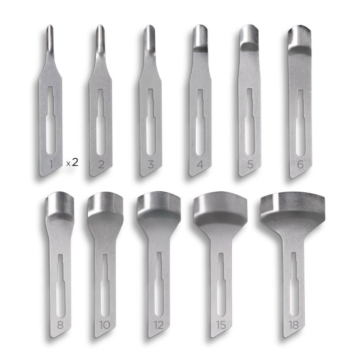 Lame Sgorbia MIX - Pack 12 pz