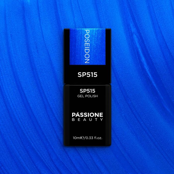 Vernis semi-permanent SP515 Poseidon - Vernis semi-permanent bleu électrique métallisé - détail 2