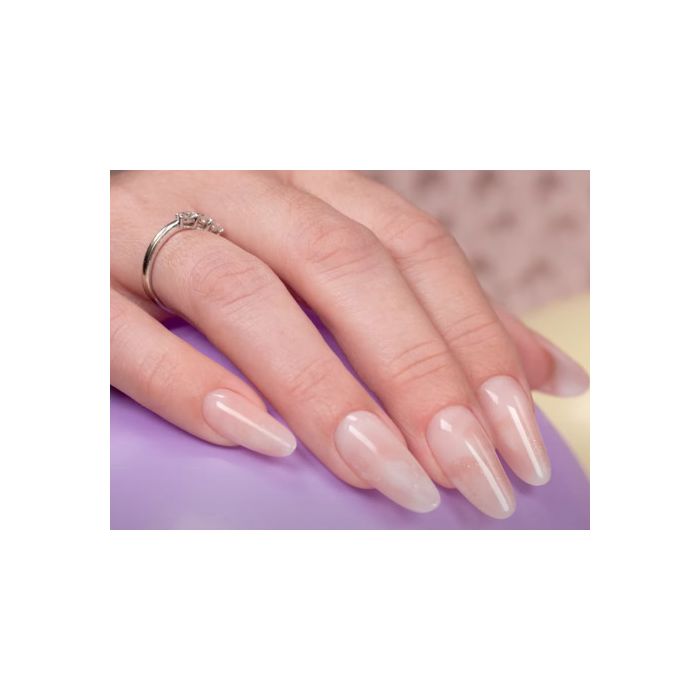 Milky Way | Nail art nude con AcrilGel