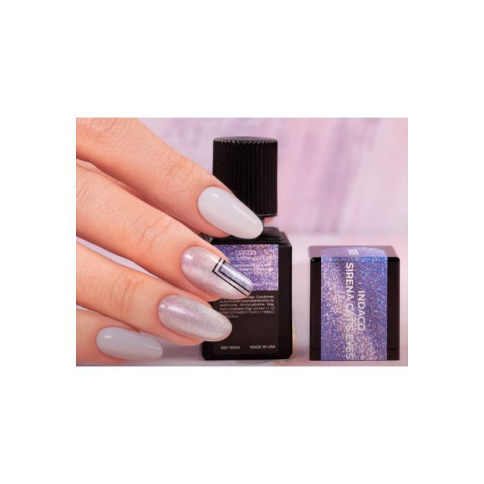 Fifty Shades of Grey | Nail art geometrica effetto Cat's Eyes