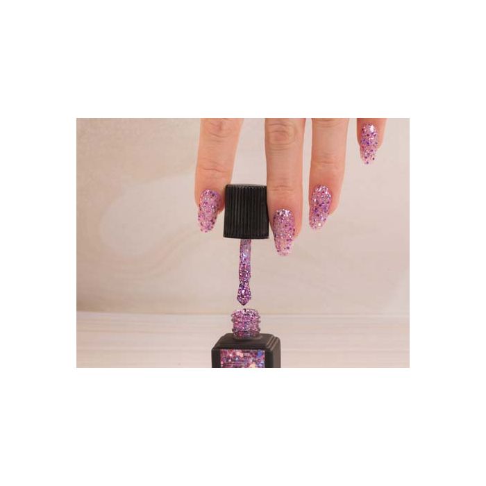 Pink Addicted! | Unghie glitter rosa