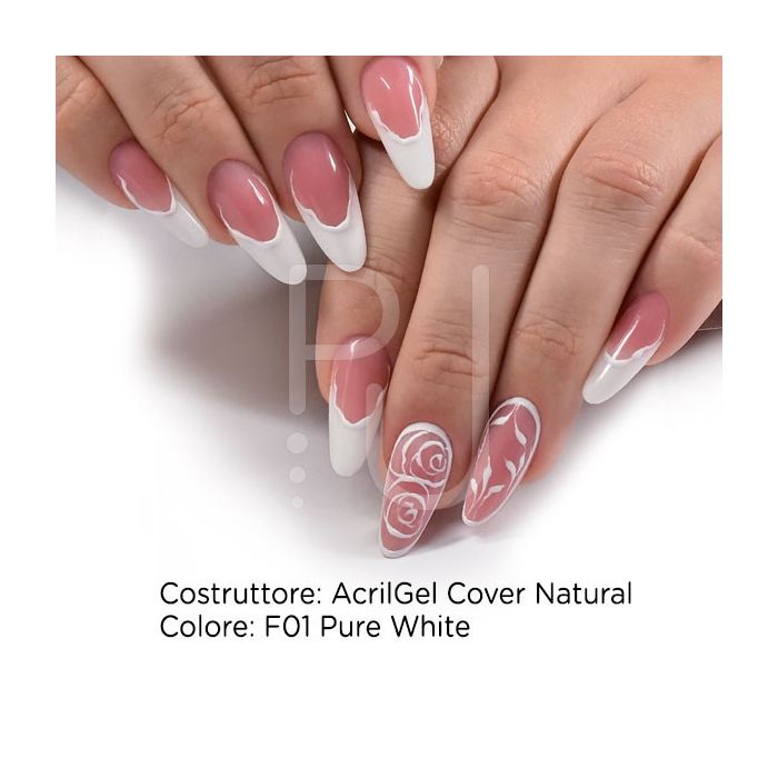 Gel colour F01 Pure White detail