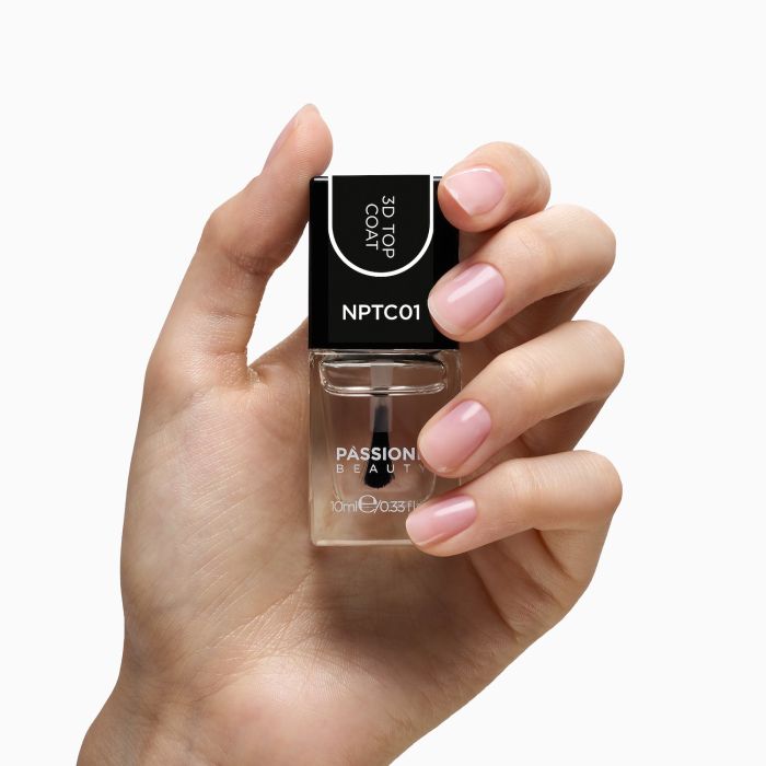 3D Top Coat 10 ml - Gel-Effekt-Nagellack 3D Top Coat - Detail 1