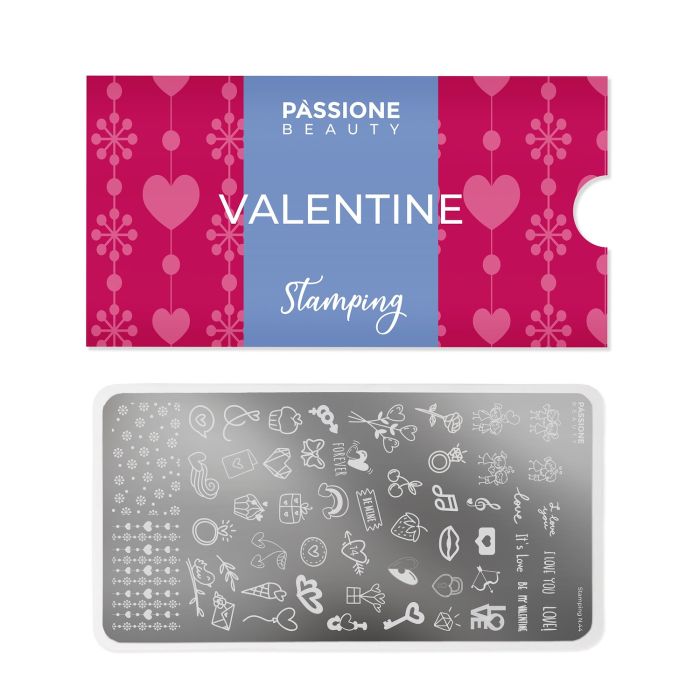 Valentine - Placa de Stamping detalle