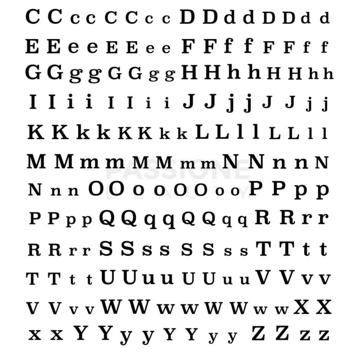 Alphabet - Nail Stickers detail