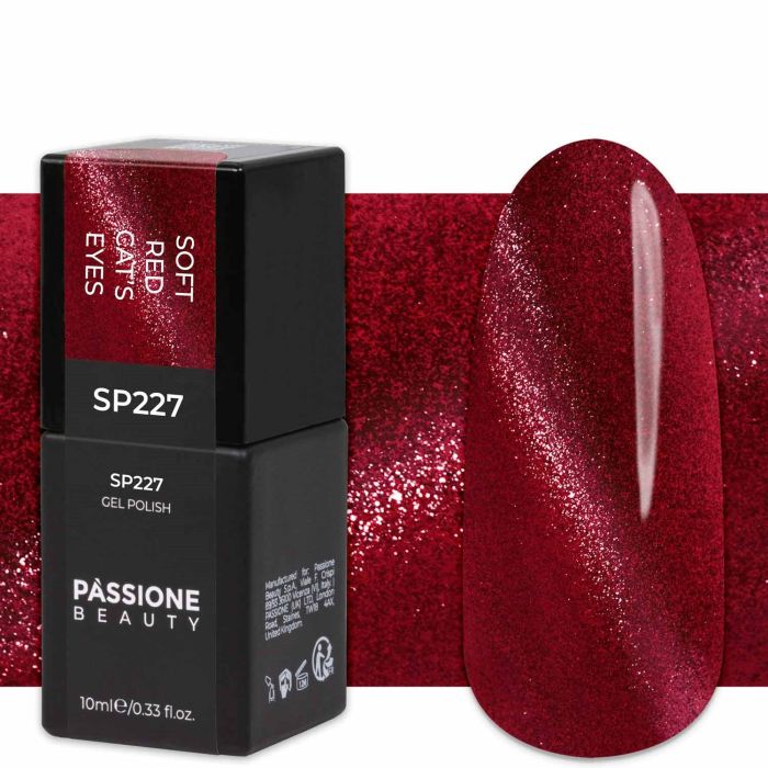 Esmalte Semipermanente EP227 Soft Red Cat's Eyes