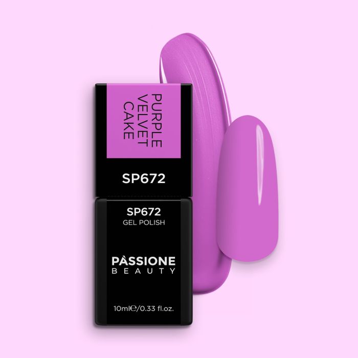 Gel Nail Polish SP672 Purple Velvet Cake