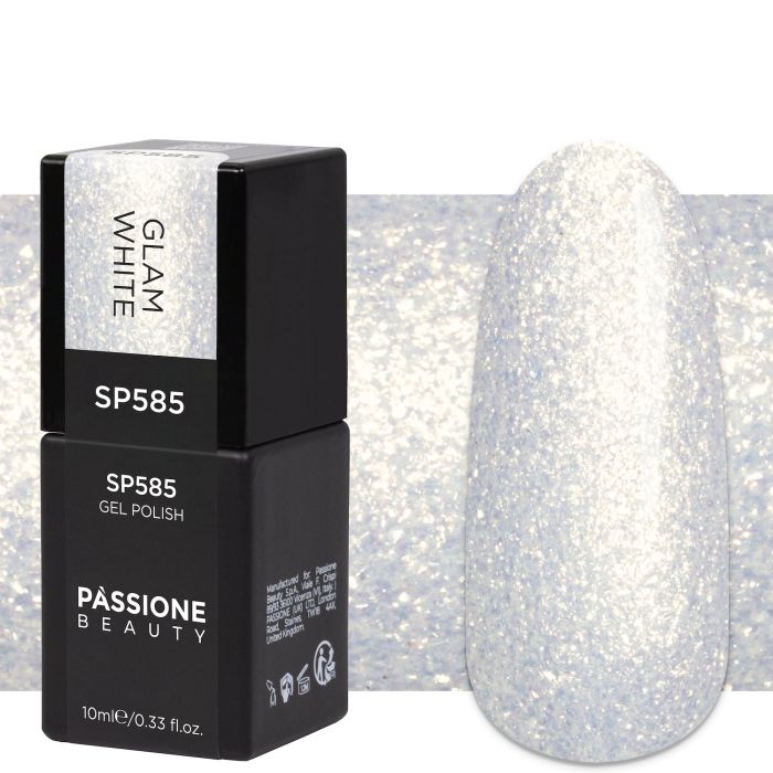 Vernis semi-permanent SP585 Glam White