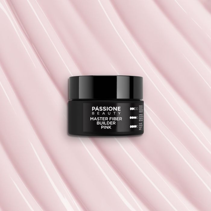 Master Fiber Builder Pink 15ml - Gel constructeur rose avec fibres de verre 15ml - détail 2