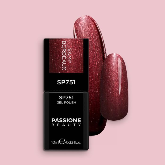 Vernis semi-permanent SP751 Vamp Bordeaux