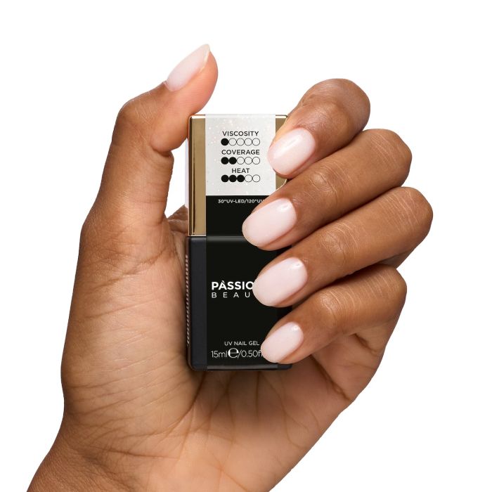 GELNIUS® Glitter White 15 ml détail