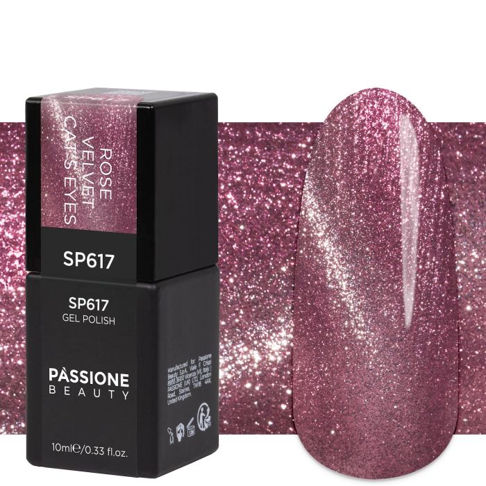 Esmalte semipermanente SP617 Rose Velvet Cat’s Eyes