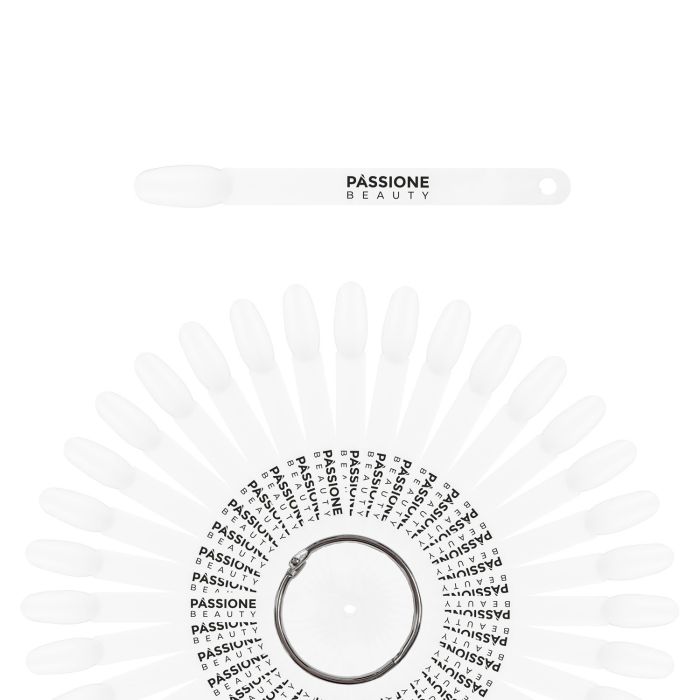 Matte Natural Almond Display Fan - 50 swatch sticks
