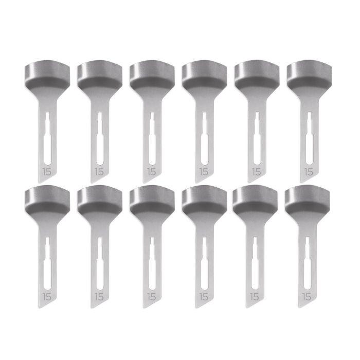 Lame Sgorbia 15 - Pack 12 pz dettaglio