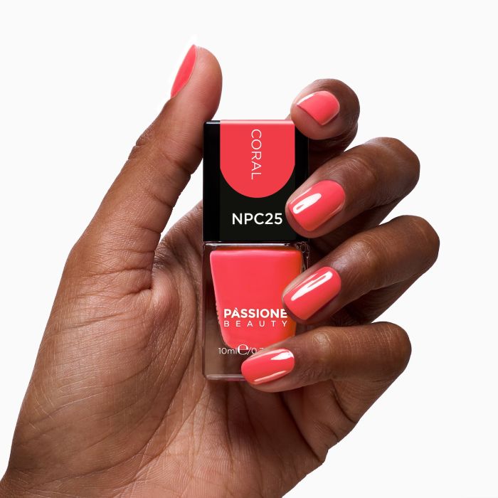 Esmalte NPC25 Coral - Esmalte naranja coral - detalle 1