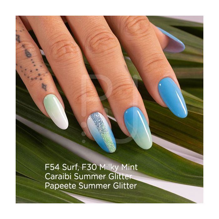 Gel colour F54 Surf detail