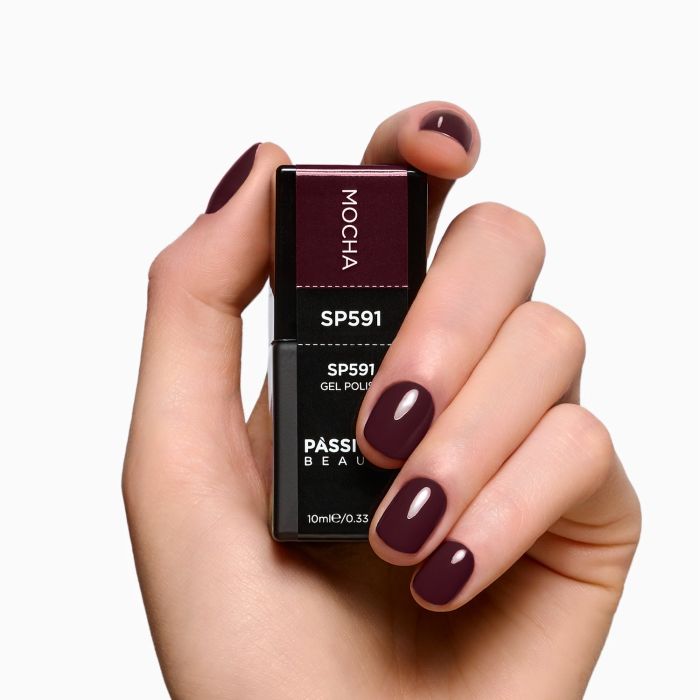 Vernis semi-permanent SP591 Mocha détail