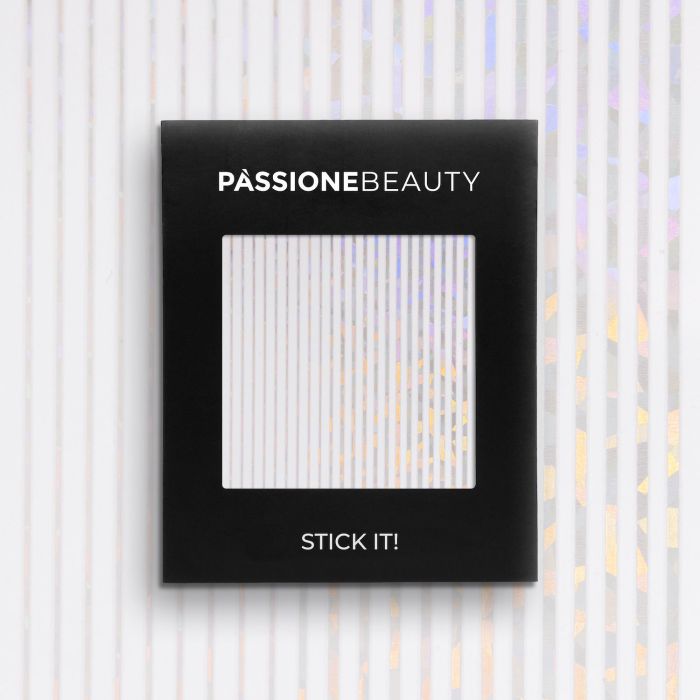 Holo Silver Strip - Stickers