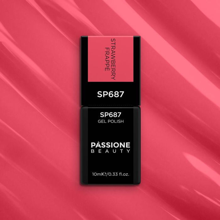 Gel Nail Polish SP687 Strawberry Frappè - Red Gel polish - detail 1