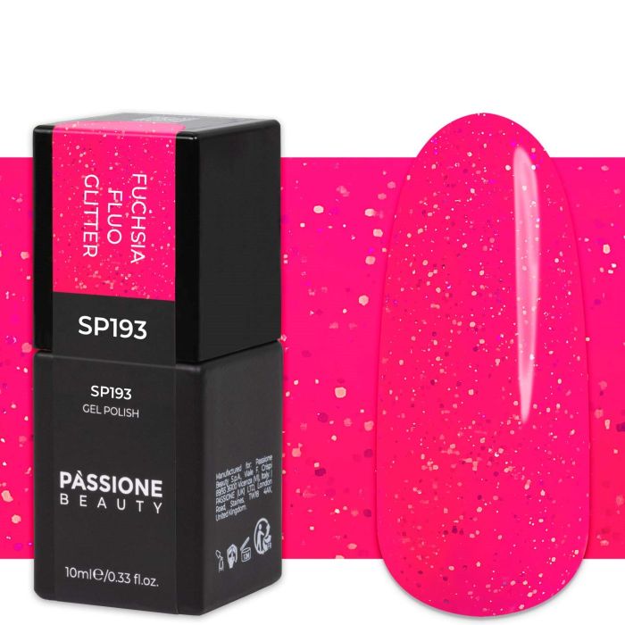 Esmalte Semipermanente EP193 Fuxia Fluo Glitter