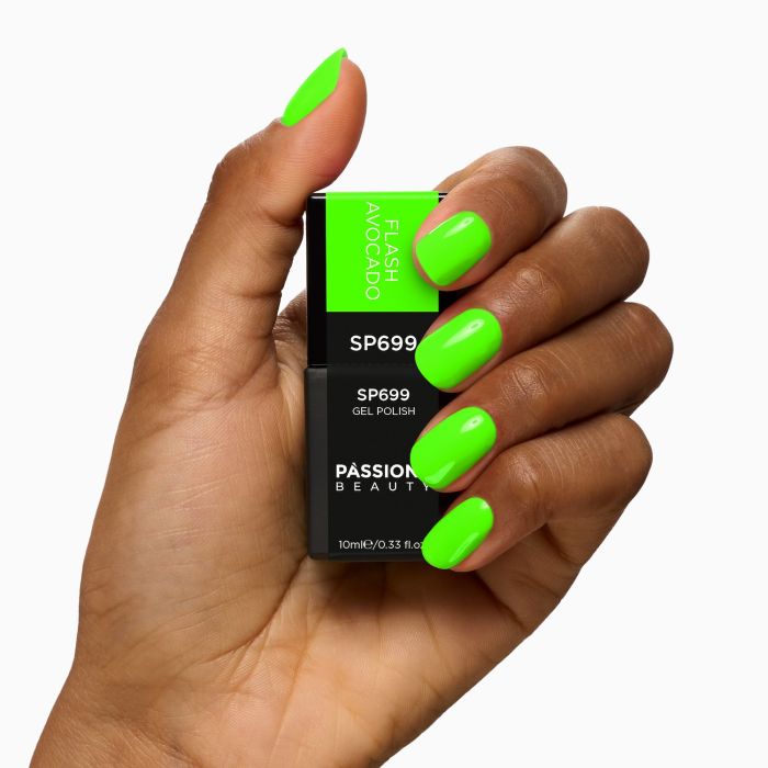 Vernis semi-permanent SP699 Flash Avocado - Vernis semi-permanent vert fluo - détail 2